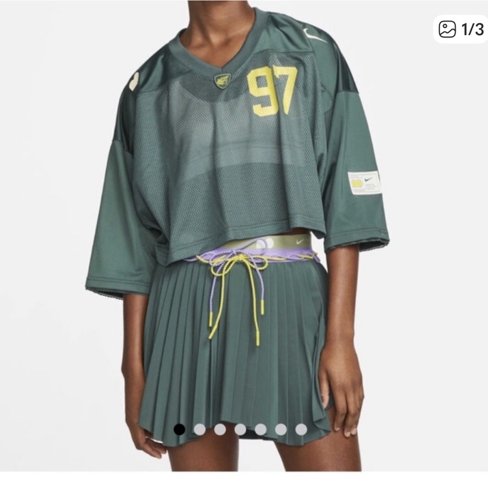 Nike Green Skirt Set with Yellow Accents Naomi Osaka 🔥 - Picture 2 of 3